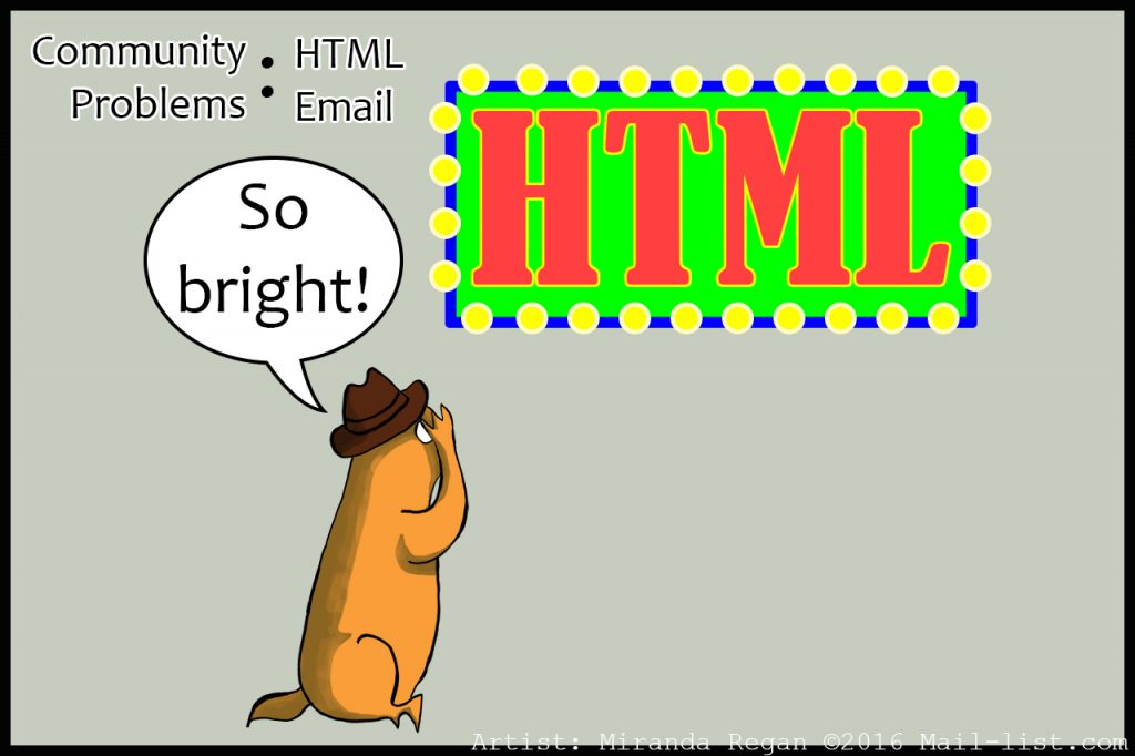 Why I Don’t Like HTML Email